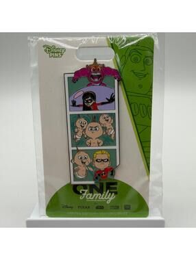 Disney Pin - The Incredibles - Say Cheese - One Family - Jack-Jack Violet Dash